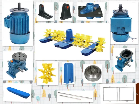 4HP 8PCS/10PCS Impeller Paddle Wheel Aerator