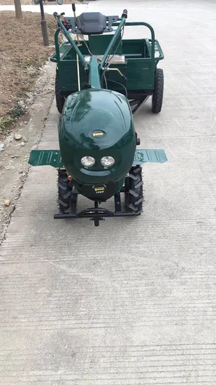 10HP 186fa 4stroke Air Cool Rotary Cultivator with Trailer