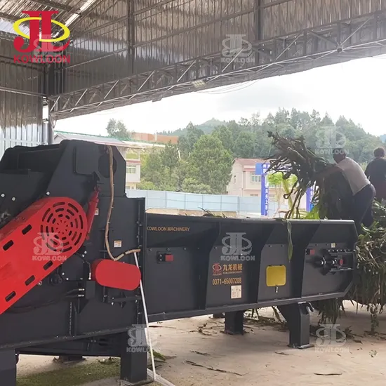 Kowloon Thick Strengthen Screen 160kw Corn Stalk Chopping Machine Forage Chopper Machine