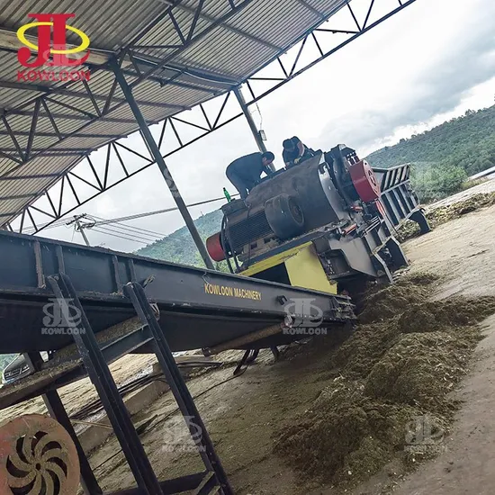 China Factory Offered 15 Tons Per Hour Alfalfa Bamboo Animal Feeds Chopper Machine