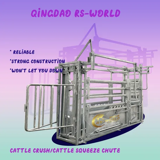 High Quality for Cattle Epidemic Prevention Cattle Crush Squeeze Chute