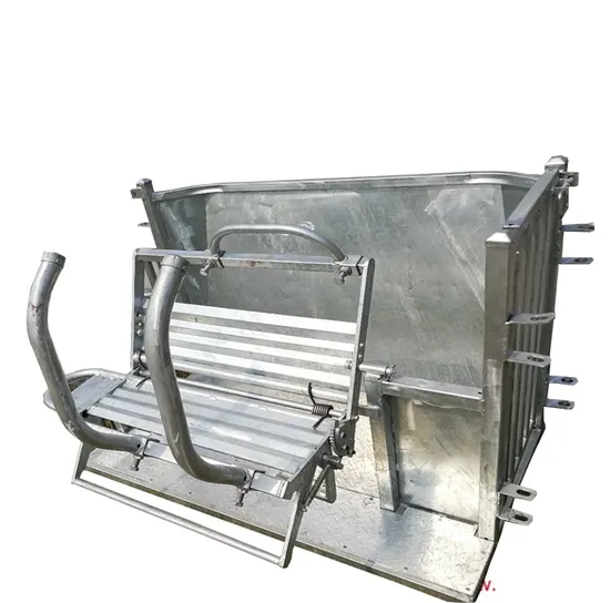 Livestock Equipment Animal Handling Equipment Galvanized Sheep Goat Turnover Crate