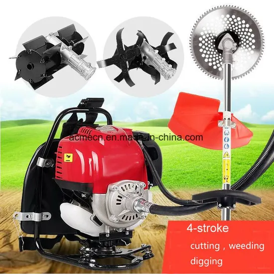 Knapsack Petrol Garden Hoe Mini Weeder Rotary Lawn Mower Cultivator