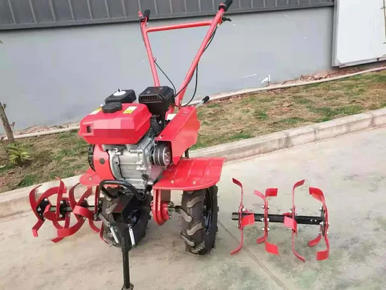 7HP, 9HP, 12HP, 15HP, 16HP Mini, Small, Gasoline, Diesel Farm Cultivator, Garden Power Weeder, Belt Driving Tiller Model Brs500