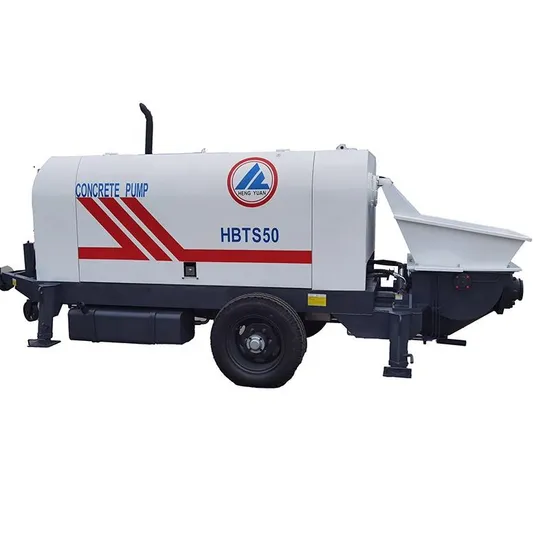 High Pressure Hbts 40 50 60 80 Trailer Concrete Pump Diesel Powered Concrete Pouring Pump for Construction