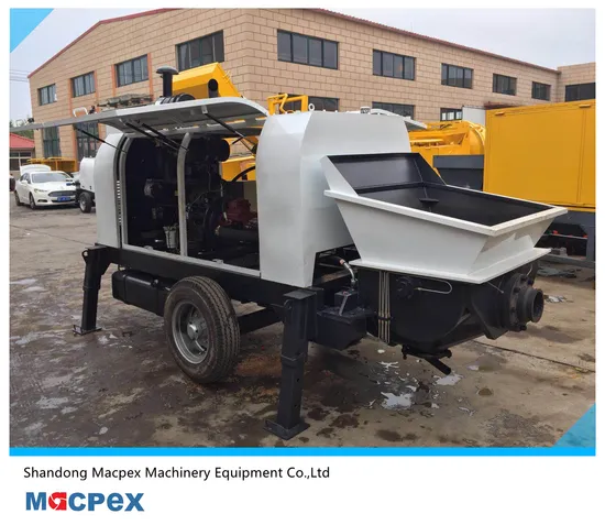High Efficiency Concrete Pump Machine Used for High Rise Buildings Hot Sale