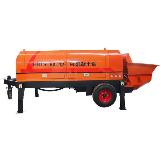 Small Portable Mobile Concrete Machinery Hydraulic Equipment Manual Trailer Truck Mini Diesel Stationary Concrete Pump
