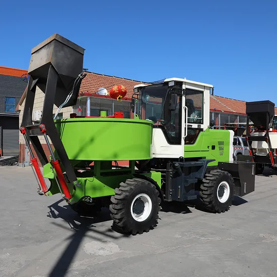 Concrete Mixers Self Loading Chinese Self-Loading Concrete Mixer Truck