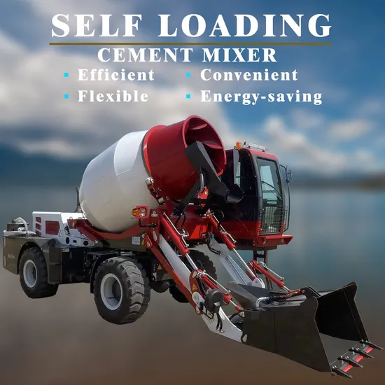 New Mini 3.5 M3 Cubic Meter Cement Machine Concrete Self-Loading Articulated Portable Mobile Mixing Mixer Truck with Pump for Low Price Sale