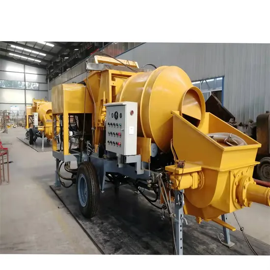 China Diesel Self Loading Diesel Concrete Pump with Mixer Self Loading Concrete Mixer with Pump
