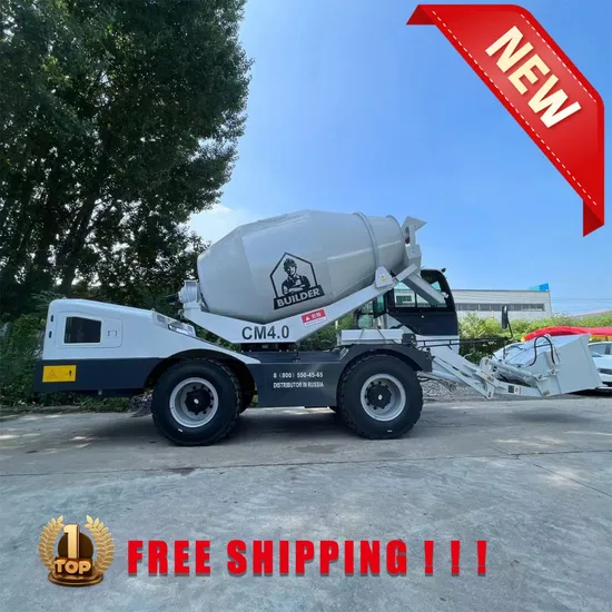 Free Shipping! ! 4X4 Mini Self Loading Concrete Mixer Truck for Sale with Automatic Weighing System