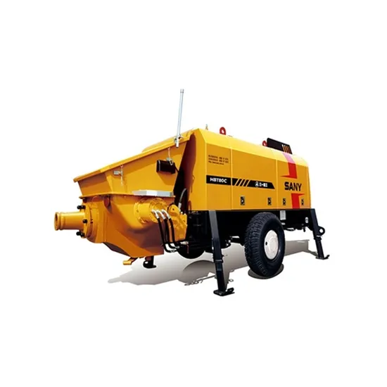 New and Used China Sanny Hbt6013c-5 Max. Output Pressure 8/13 MPa Yellow Concrete Trailer Pump for Sale