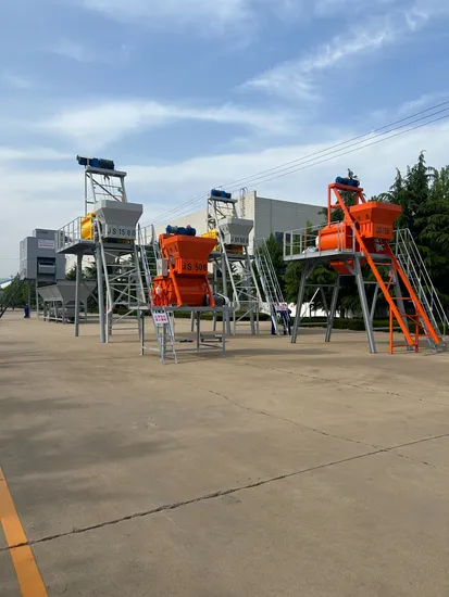 Efficient Js750-3.8 Electric Concrete Mixer for Commercial Use