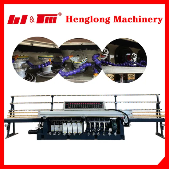 High Precision ISO Approved Henglong Standard Sink Stairs Edge Polishing Machine