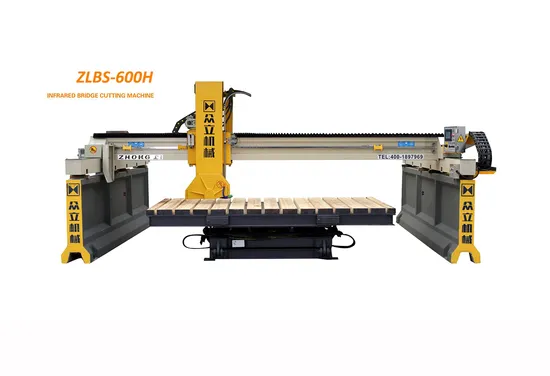 Easy Operated Stone Cutting Machine Bridge Saw for Marble Granite Quartz Block Slab PLC (ZLBS-600H)