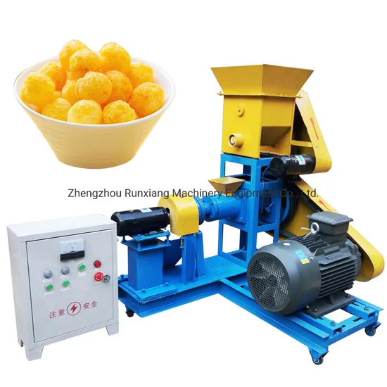 Factory Price Snack Food Extruder Corn Puff Machine with Motor