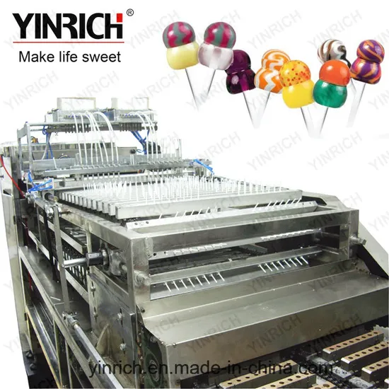 Deposited Lollipop Production Line for up and Down Double Layered Candy with Automatic Stick Insertion System (GDL150)