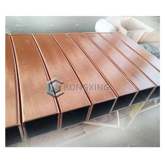115*115mm Copper Mould Tube for Continuous Casting Machine