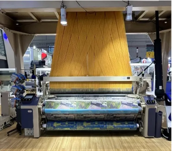 Four Feeder Higher Speed Lower Consumption Cottong Weaving Oxfoard Air Jet Loom