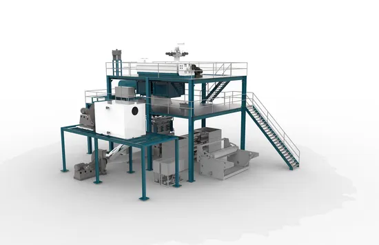 1600mm S PP Spun Bonded Fabric Making Non Woven Machinery