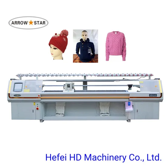 Arrow Star Two Carriage 2+2 80inch 100inch 57g 7g 10g 12g Flat Knitting Machine Carpet Sweater Scarf Knitting Machine