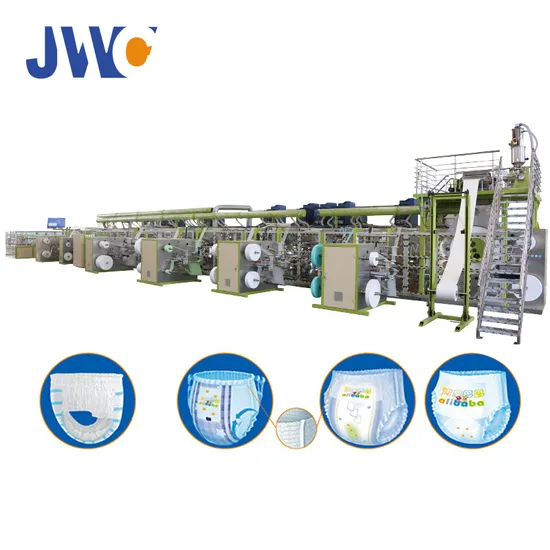 New 600-800PCS/Min Jwc Transparent Film for Adult I Shape Baby Diaper Machine