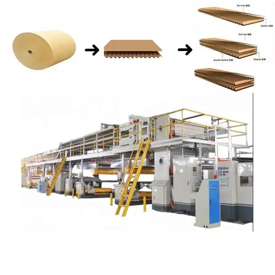 High Speed Fully Automatic Corrugated Paperboard Production Line Hot Sell Cardboard Production Line Carton Box Production Line