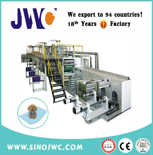Jwc-Cfd-Sv Italian Disposable Under Pad Machine 60X60cm