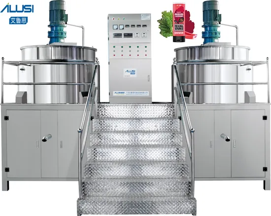 Industrial Blender Shampoo Liquid Soap Agitator Shampoo Manufacturing Plant Automatic Shampoo Mixer Machine