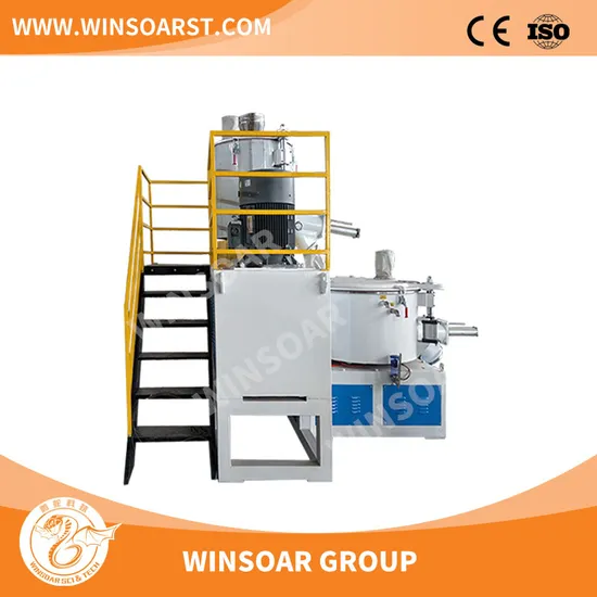 Plastic PP PVC PE Granulate Mixer Machine Price for Sale/Heating Cooling Mixer