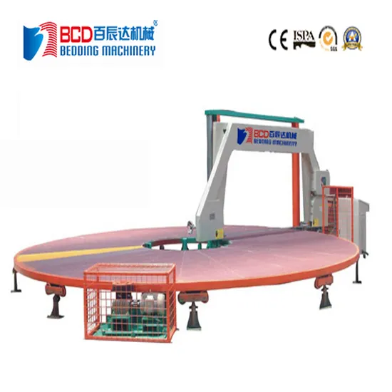 Model Bypq Foam Sponge Carrusel Slicing Cutter Machine