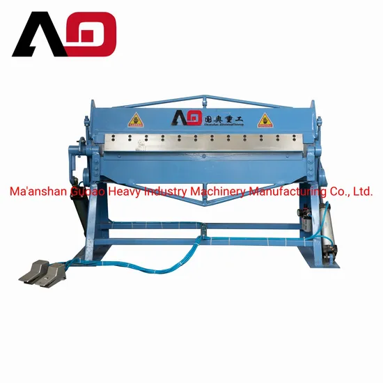 Guoao Circular Pipe Ventilation HAVC Duct Pneumatic Metal Folding Machine