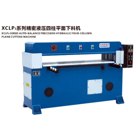 Four Column Hydraulic Plane Die Cutting Press Shoe Machinery