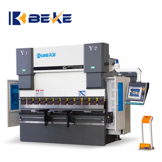 We67K 125t/2500 6+1 Axis CNC Sheet Metal Bending Machine Hydraulic Bending Machine CNC Press Brake