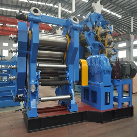 Four Roll Rubber Sheet Calendering Machine / Calender Roll Mill