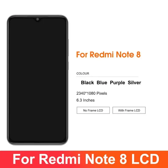 Mobile Phone LCD for Xiaomi Redmi Note 8 LCD Display Touch Panel Screen Digitizer Assembly