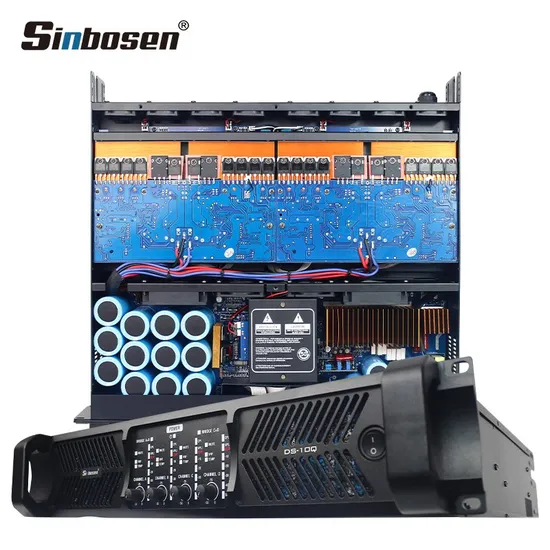 4 Channels Ds-10q Class Td Power Amplifier 2000 Watts Professional Sound System Stereo Amplifier