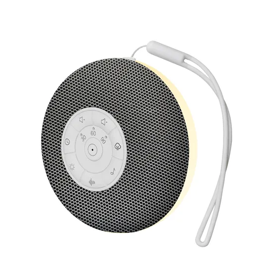 White Noise Machine with Bluetooth, 39 Soothing Sounds, portable Soundmachine with LED Night Light