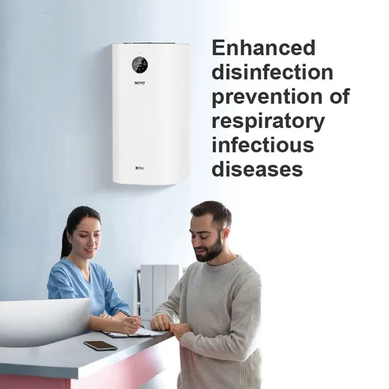SOTO BK100 Air Purifier HEPA Filter Carbon filter UV lamp photo catalyst Plasma Voice control Remote Wall-mounted Air Purifier