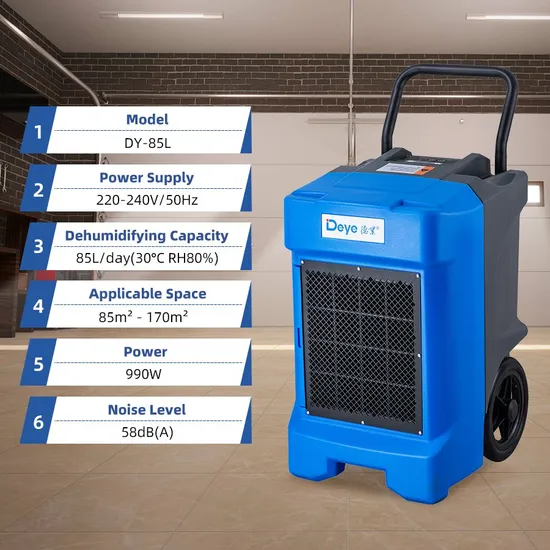 Dy-85L Drain Pump Fresh Air Dehumidifier