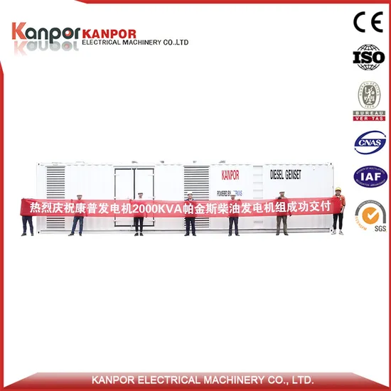 2000kVA Perkin Generator Diesel Open Silent Electric Dynamo with CE