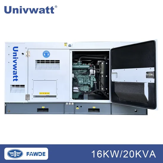 Univwatt 16kw / 20kVA Fawde Prime Power High Quality Silent Diesel Generator Set