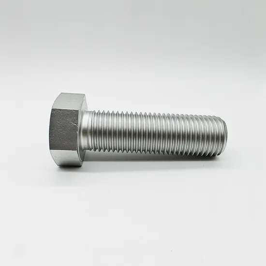 DIN933 ISO4017 Carbon Steel Grade 10.9 Hexagon Bolt with Full Thread Dacro Finish for Wind Power Generation