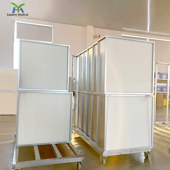 High Efficiency H13 Air Filter Deep Pleated HEPA Filter Secondry Filter