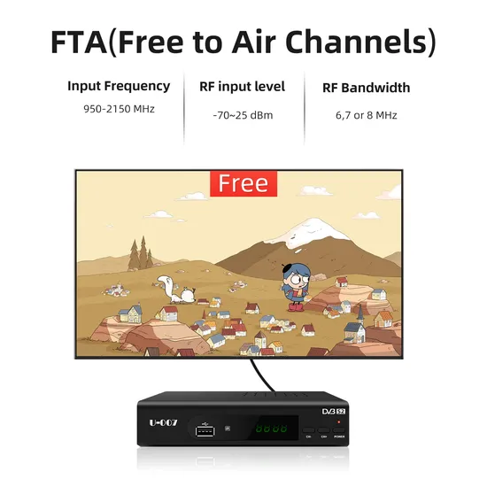 Advanced and Prospecting Free to Air Satellite DVB S2