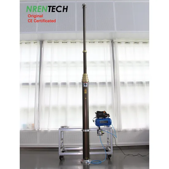 9m Non-Lockable Pneumatic Heavy Duty Telescoping Mast