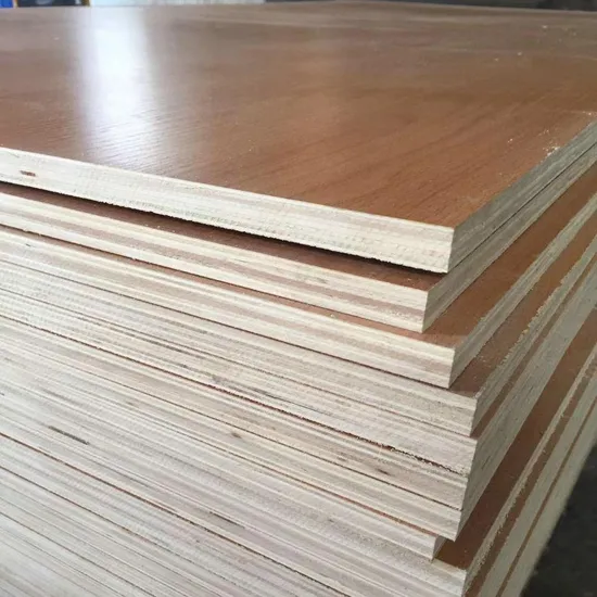 White Melamine Plywood with Full Poplar Plywood Core