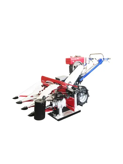 Wheat and rice harvester and binder