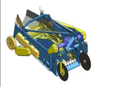 Multi-Function 1000mm Working Width Mini Tractor Potatoes Harvesting Machine 4ud-100