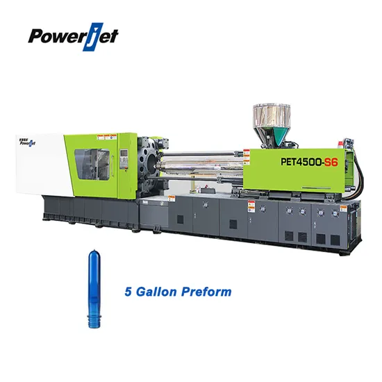 Energy Saving 64 Cavity 5 Gallon 20 Liter Plastic Cap Water Bottle Pet Preform Making Injection Molding Machine Machinery